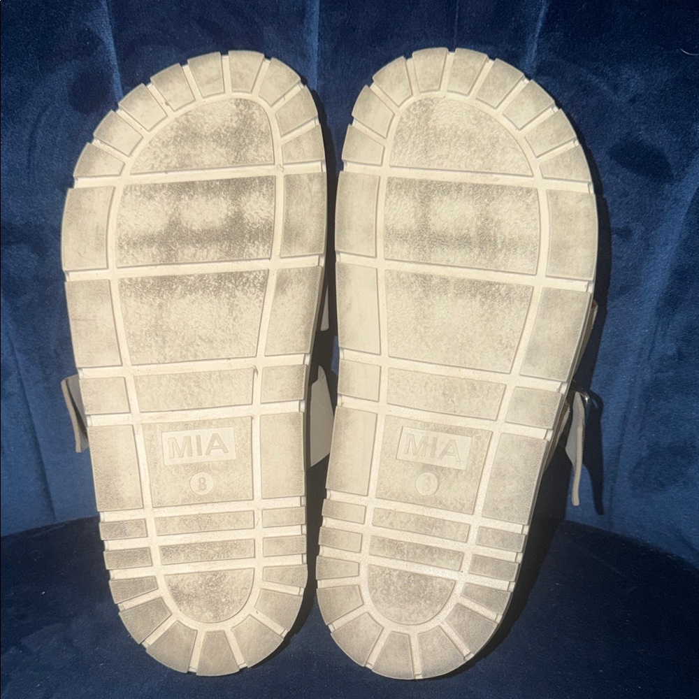 Women’s MIA Geni Taupe/Grey Fisherman Strappy Sandals Size 8 - Picture 5 of 6